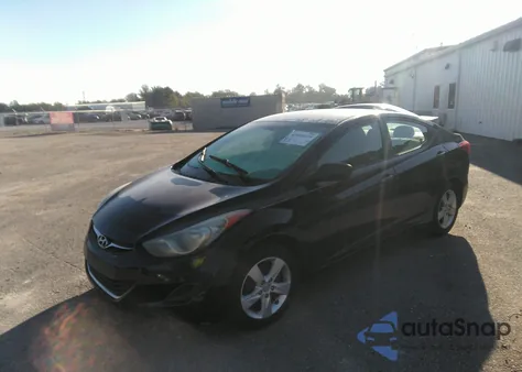 2011 Hyundai Elantra Gls from USA, damaged, VIN 5NPDH4AE6BH015801